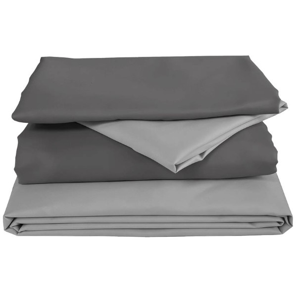 Фото - Комплект постільної білизни SOHO 200х220 Light gray/Dark gray (PATTERN 23-E)
